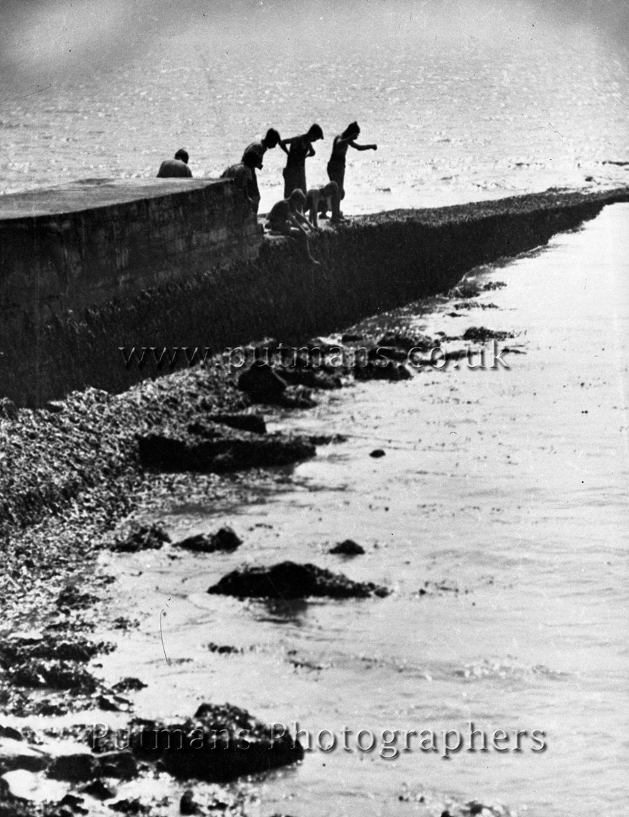 Ref 1281 Crabbing from breakwater