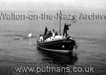 Ref 1752 Glider in sea 25-4-1954