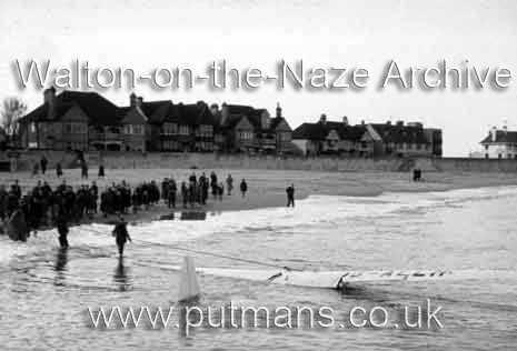 Ref 1753 Glider in sea 25-4-1954