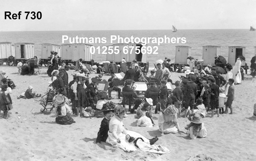 Ref 730 Brass band on Albion beach