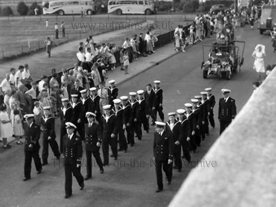Sea Cadets parading
