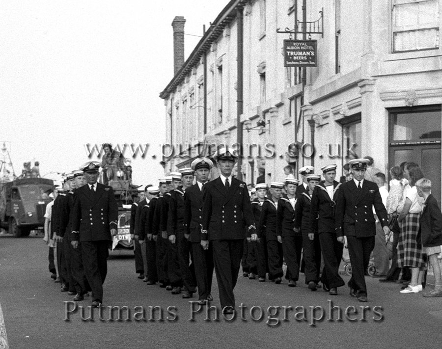 Sea Cadets leading the parade