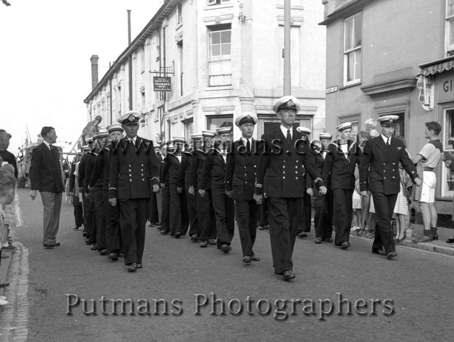 Sea Cadets leading the parade