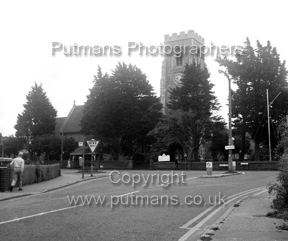 Ref 2214 All Saints Church from Kirby Road 1984