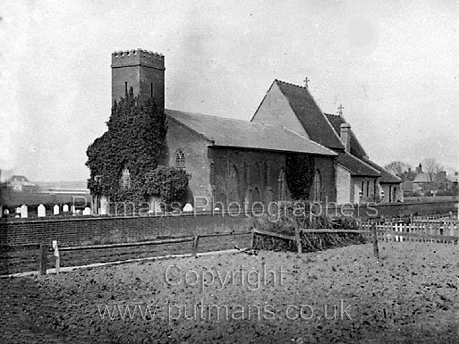 Ref 3009 Church with original nave & new chancel added
