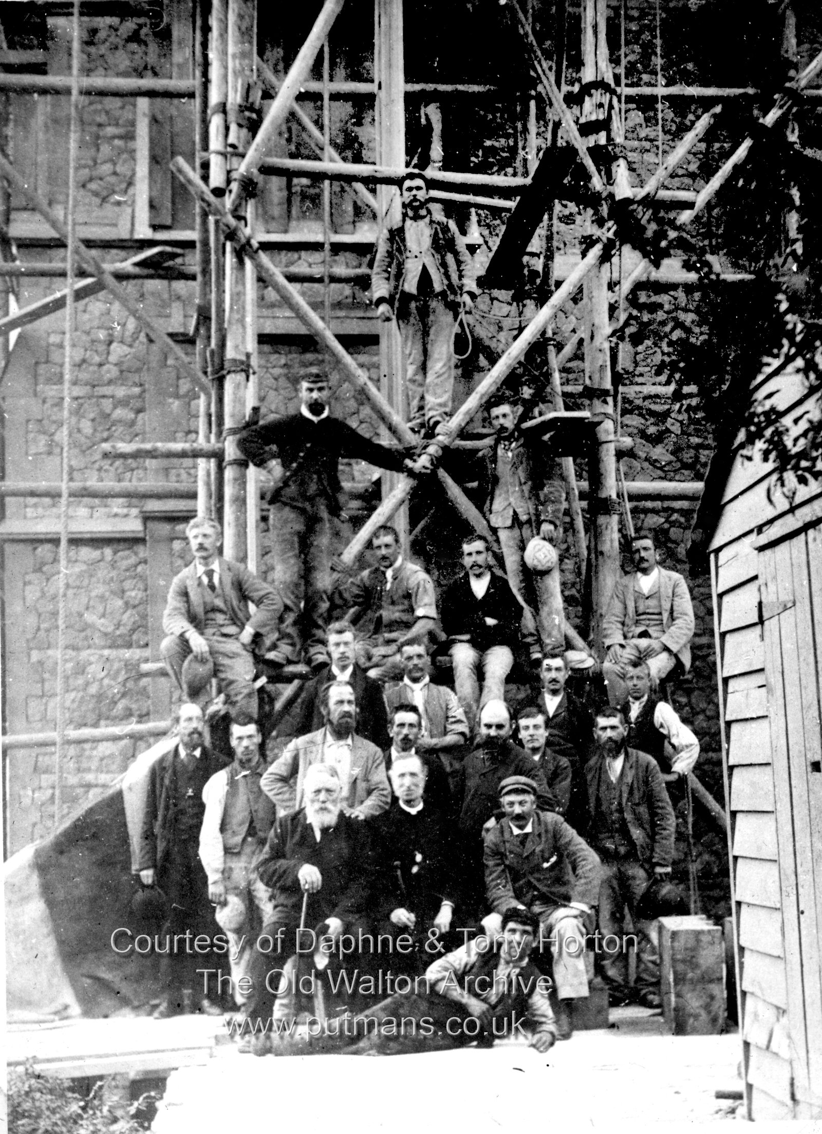 Ref 3124 Builders at Church Tower