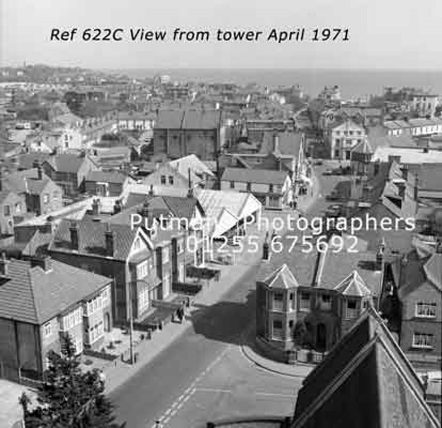 Ref 622C View from Church Tower April 1971