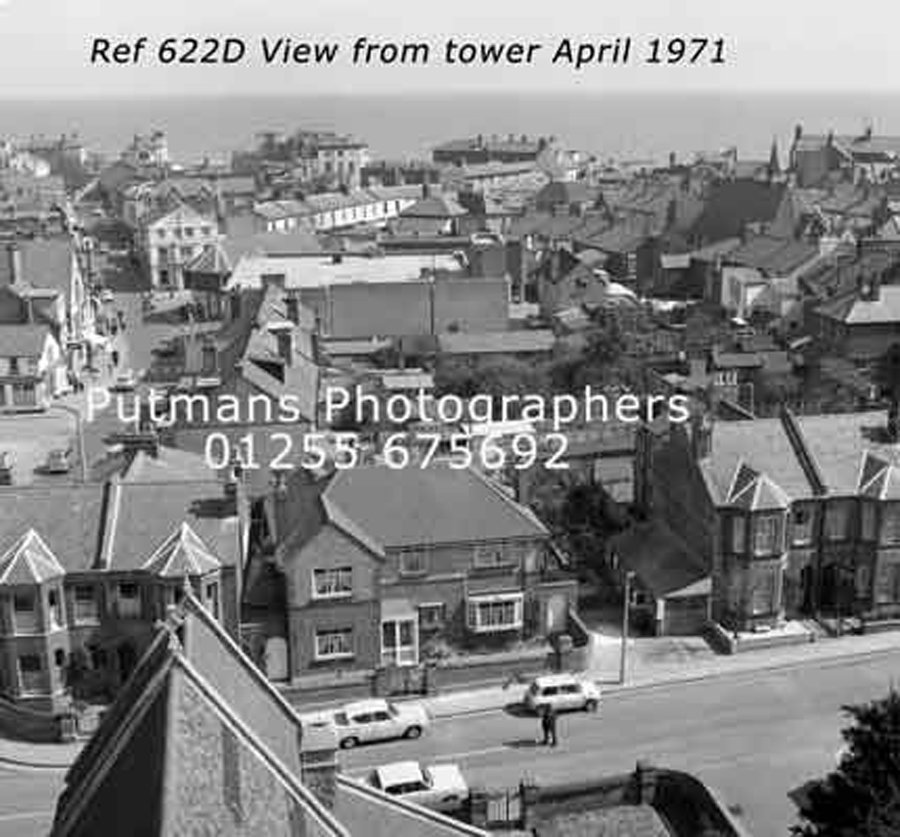 Ref 622D View from Church Tower April 1971