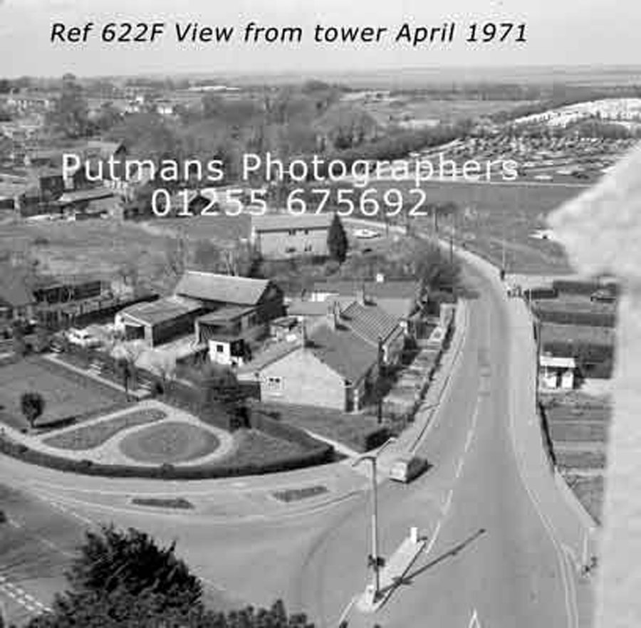 Ref 622F View from Church Tower April 1971
