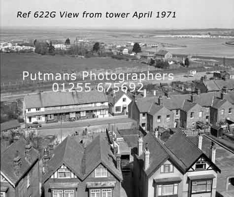 Ref 622G View from Church Tower April 1971