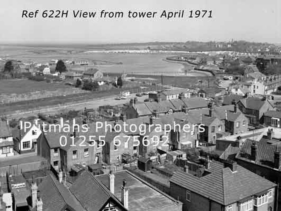 Ref 622H View from Church Tower April 1971