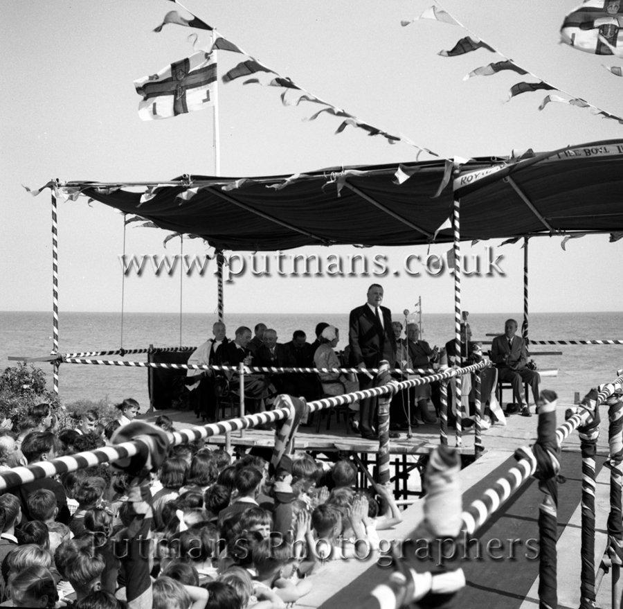 Ref 23 Capt. Bill Oxley Hon. Sec of the Walton Lifeboat gave his address