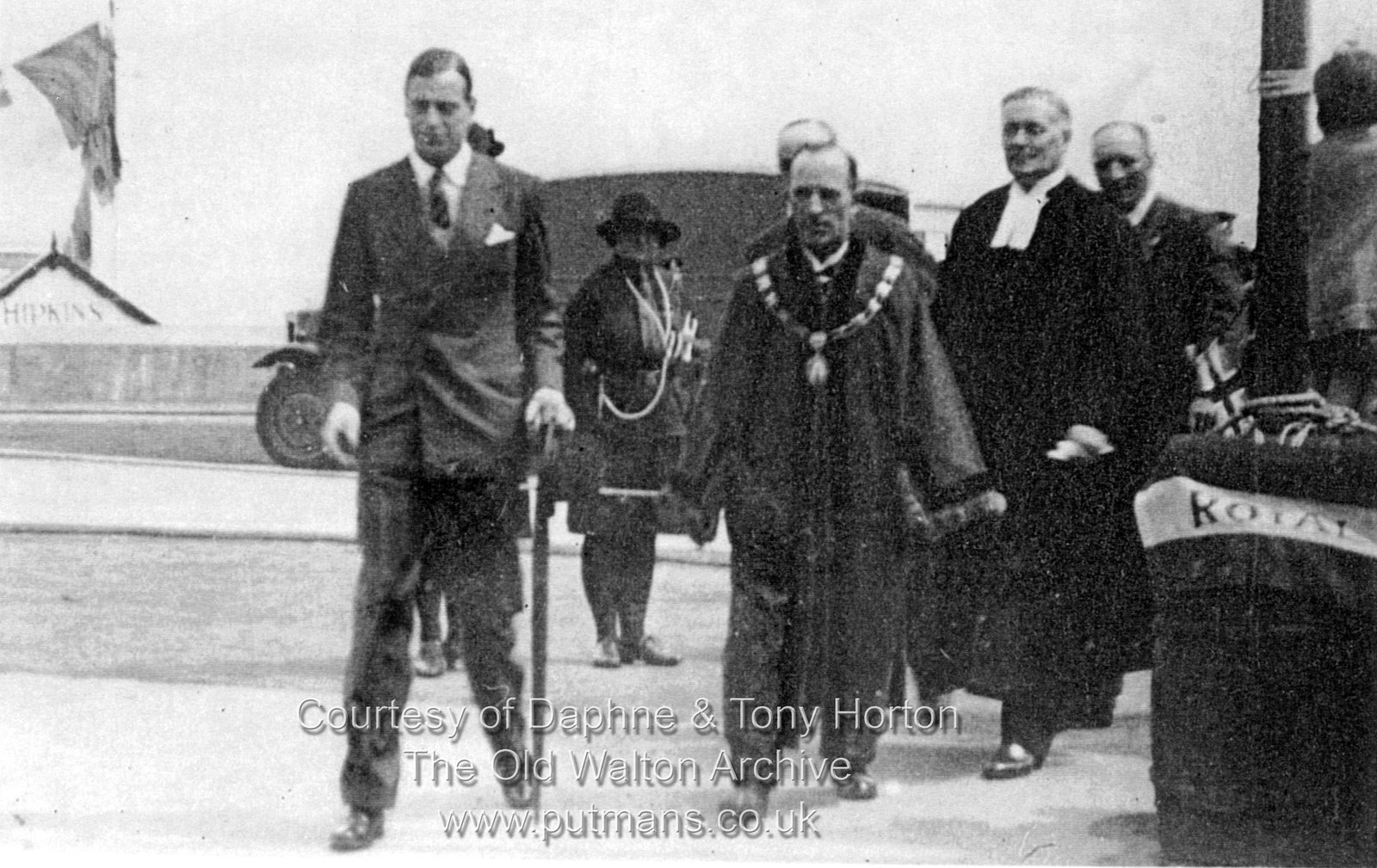 Ref 3185 Opening of Princes Esplanade Prince George of Kent 1930