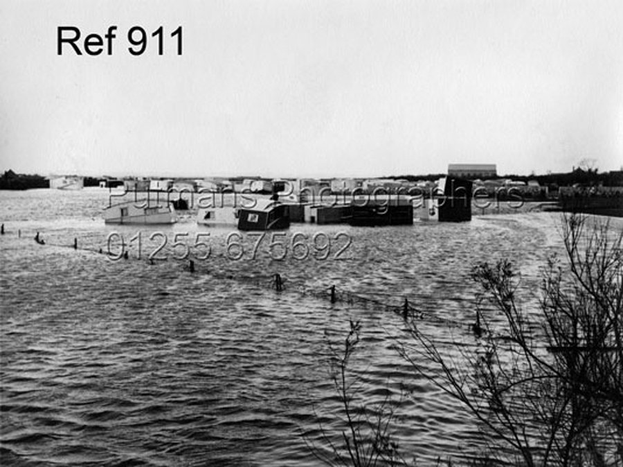 Ref 911 Coronation Camp caravans on Bath House Meadow
