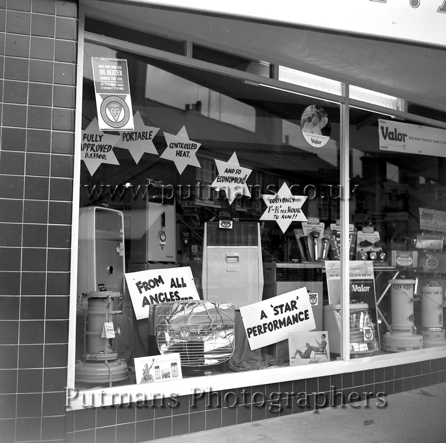 Ref 1194 T H Balls & Sons window display 1962