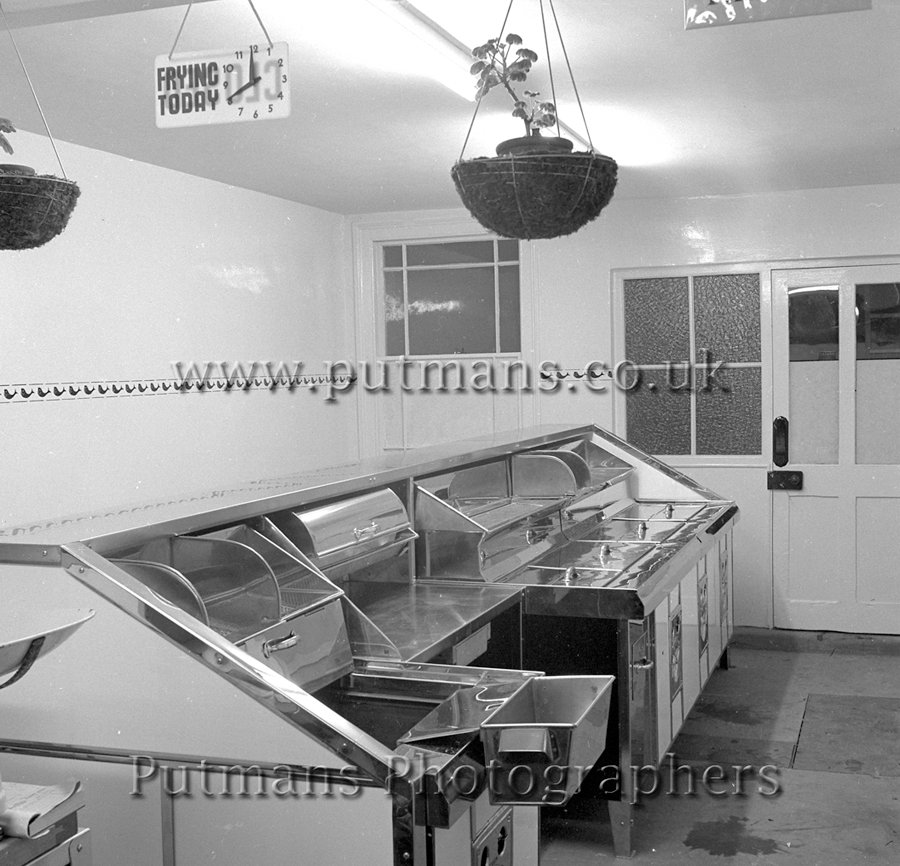 Ref 1199 Interior of Bloom's Fish & Chip shop