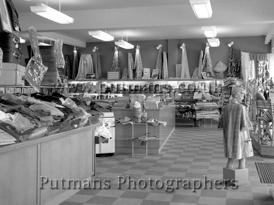 Ref 1209 Interior of Co-Op Department store 1957