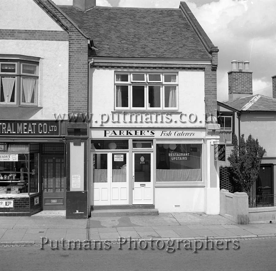 Ref 1241 Parkers Fish & Chip shop April 1949
