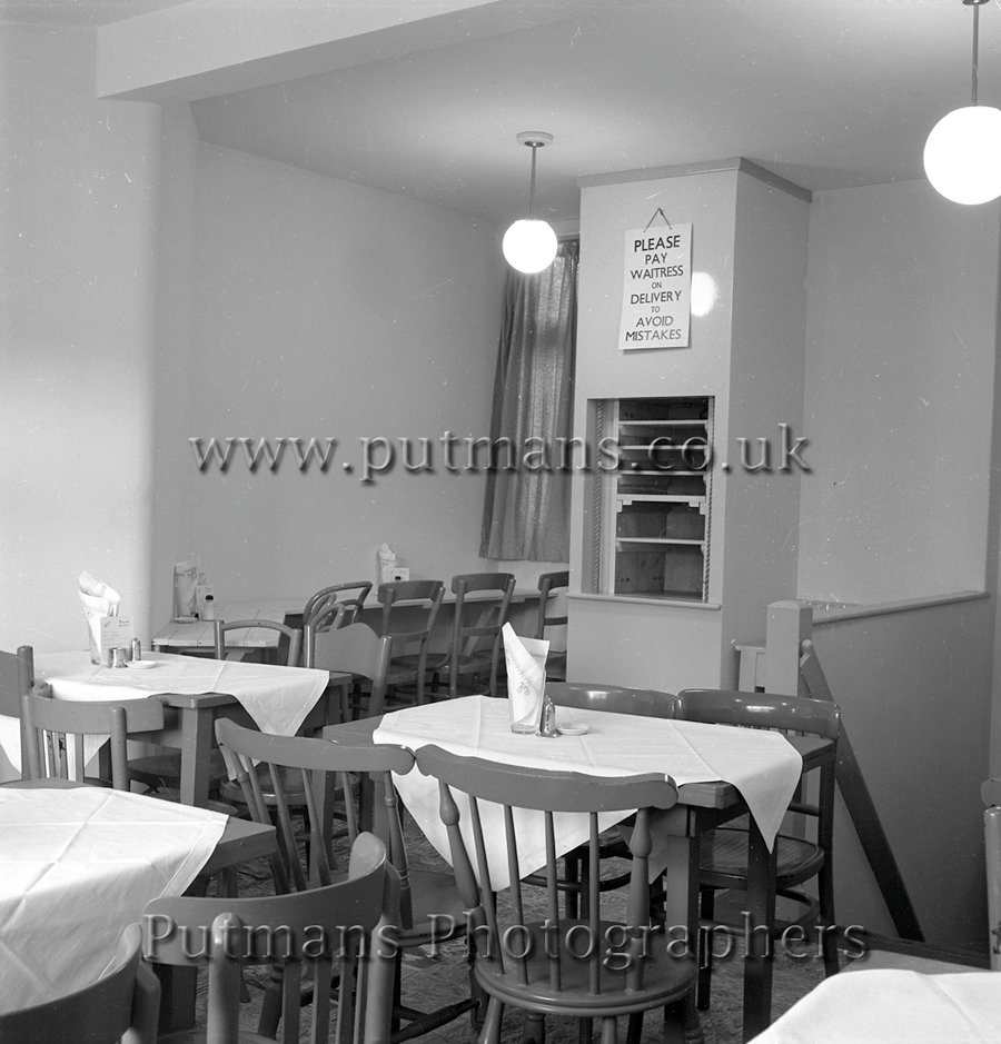 Ref 1248 Parkers Upstairs restaurant April 1949