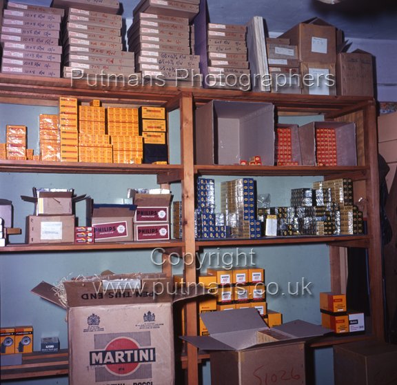 Ref 1971 Putmans Photographers Stock room