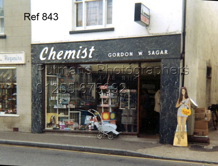 Ref 843 Sagar's Chemist shop 40 High Street