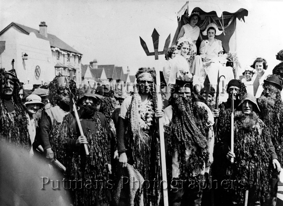 Ref 430 Lifeboat Crew Carnival time c1937