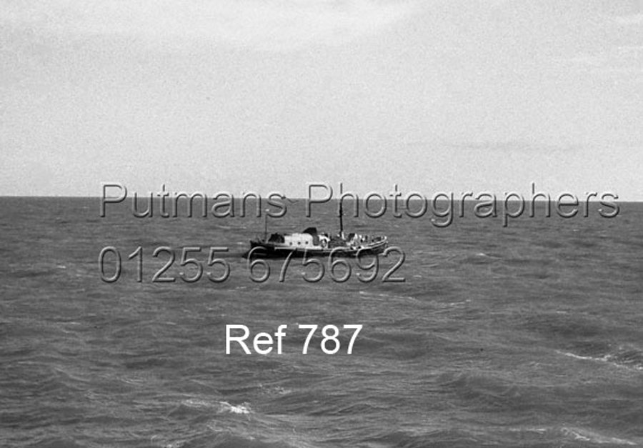 Ref 787 Lifeboat on mooring 1958