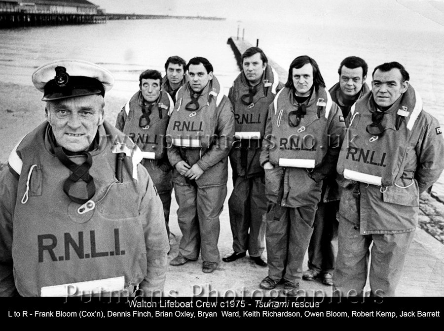 Ref LB016 Crew from 'Tsunami' rescue