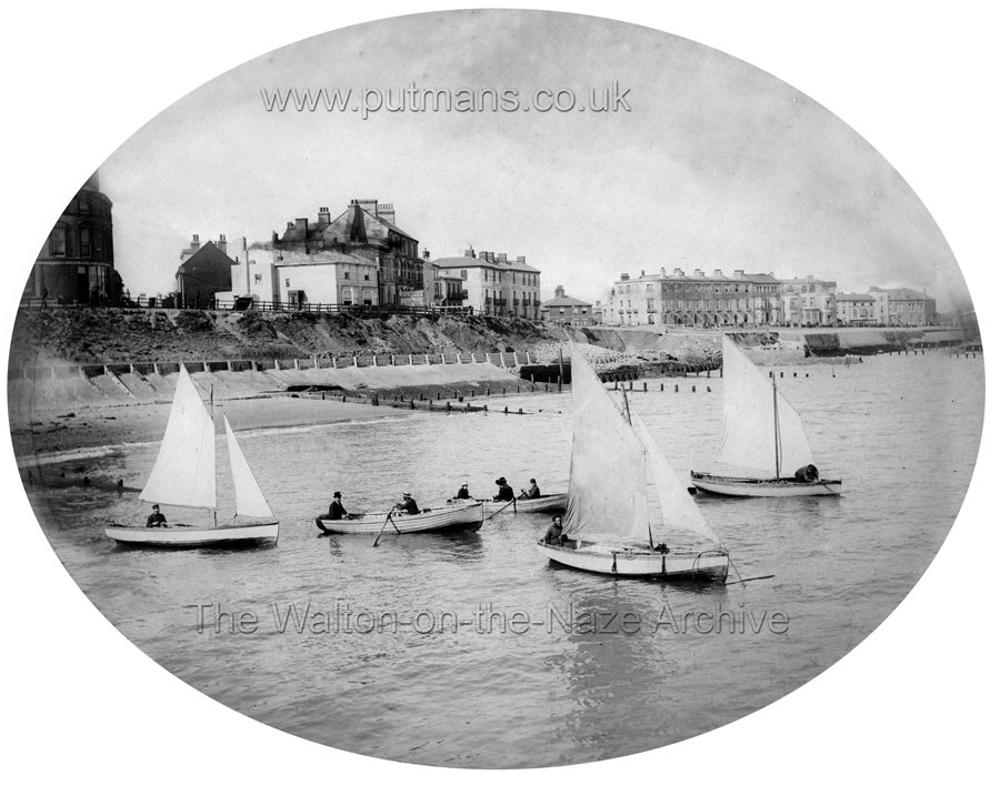 Ref 1718 Marine Parade from pier - no sea defences