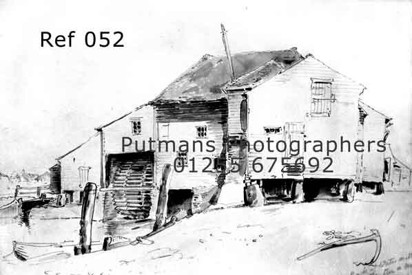 Ref 052 Water Mill Sketch