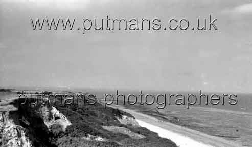 Ref 1558 Naze cliffs & Beach 1954