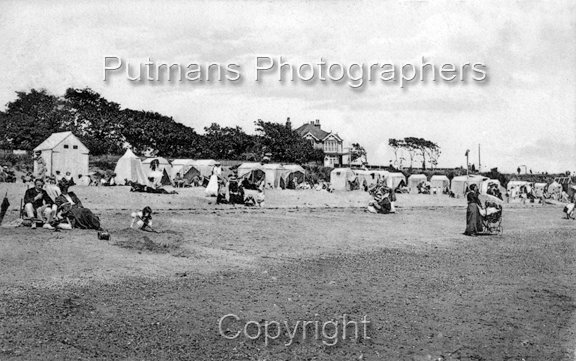 Ref 2637 East Beach with bathing tents pre 1912