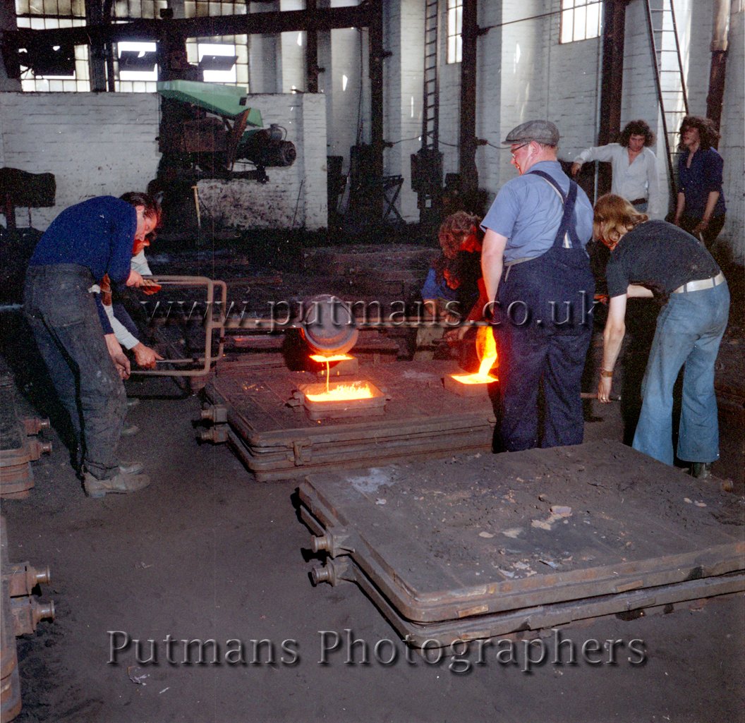 Ref 492-A4 Harmers Foundry - Cyril Blunden, Ron Hopkins, Graham Giles, Ted Hayes, Les Watson,David Scott,Peter Tappenden & Phil Hambling