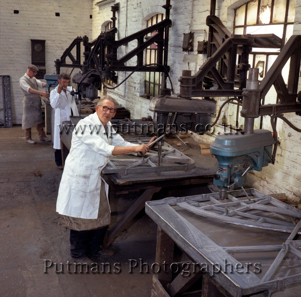 Ref 492-A7 Harmers Foundry - Wilf Rush, Bill Walker & Frank Robinson