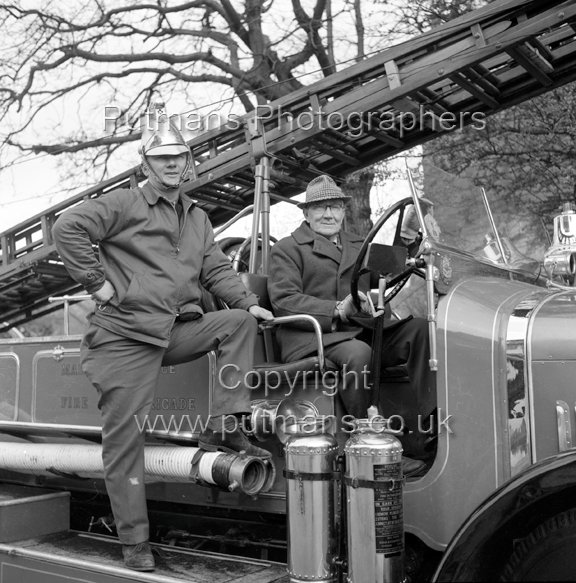 Ref OF614 Peter Baker with his Fire Engine