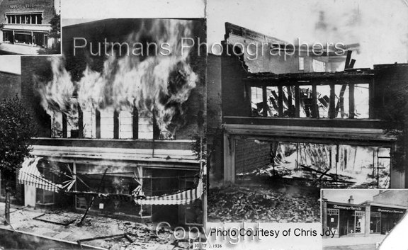 Ref OF690 Mumfords Store fire