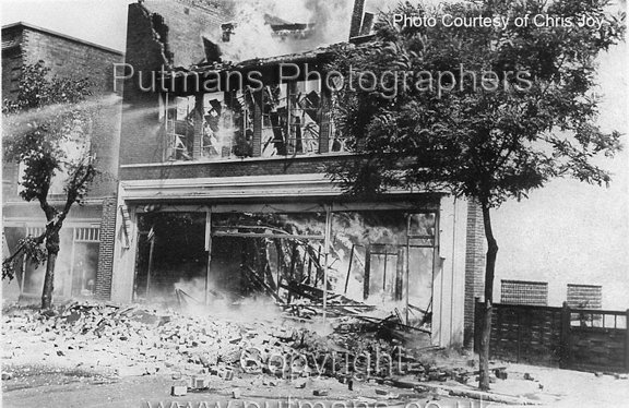 Ref OF691 Mumfords Store fire