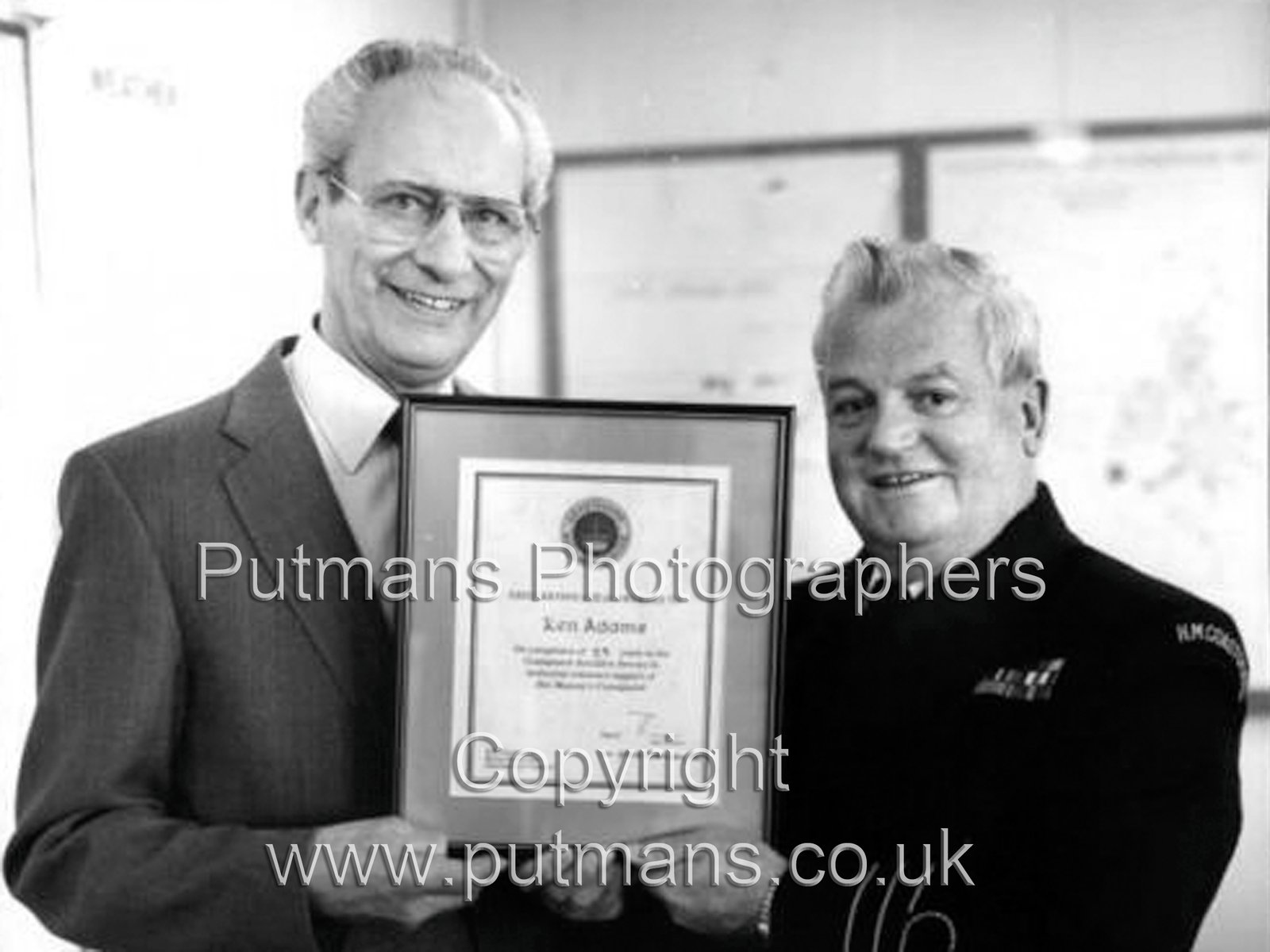Adams Ken with Eric Hartley 7-3-1988