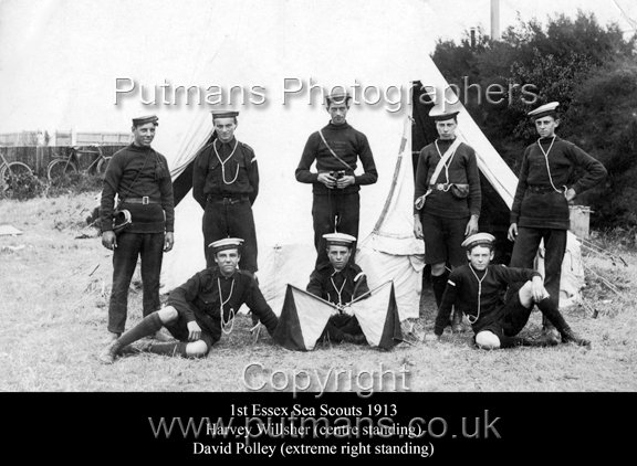 1st Essex Sea Scouts at camp 1913