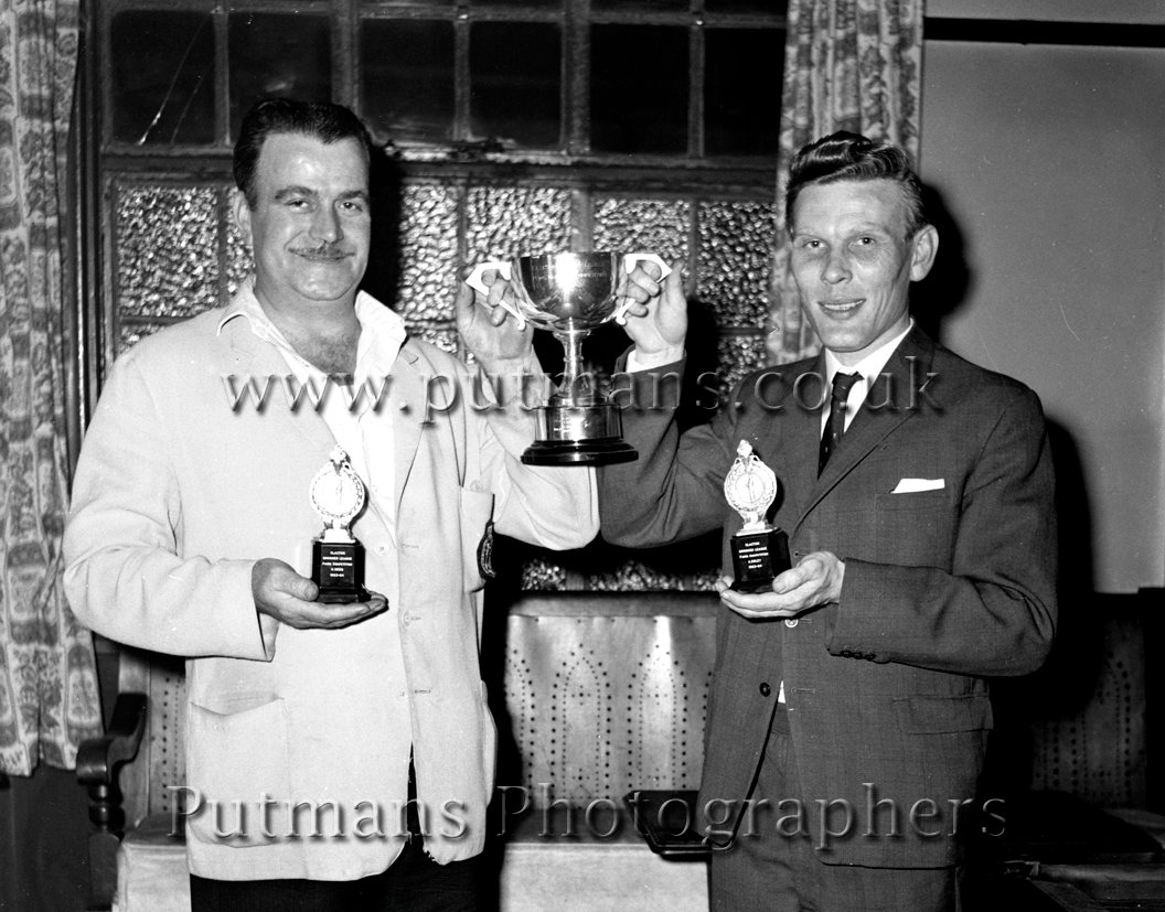 British Legion Snooker Champs 1964 Harry Rees & Alf Oxley