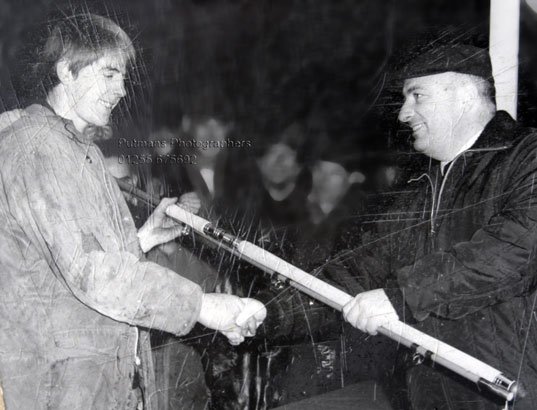 Pier Fishing Comp winner 1968 Peter Harris & Michael Goss