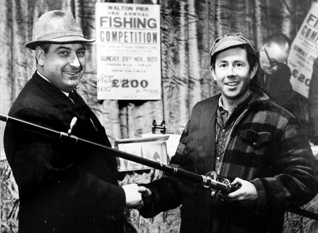 Pier Fishing Comp winner 1970 Michael Goss & Malcolm Hutchings