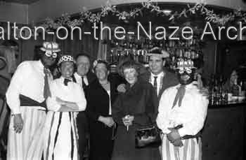 L to R: Derek Halls, ???, Sid & Edna Ward, Mo & Doug Hartley, ??? 31-12-1962