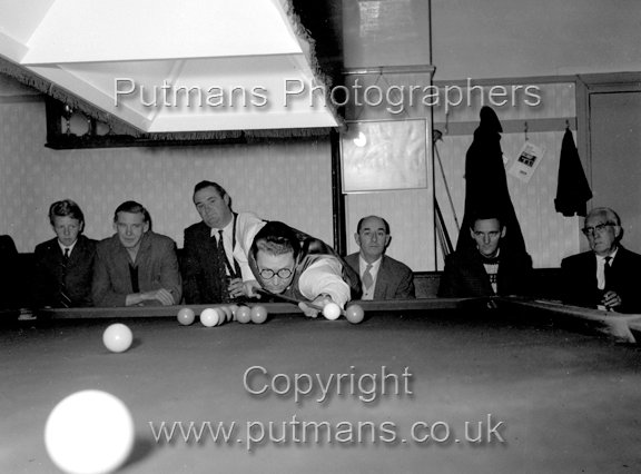 John Pulman @ Britisdh Legion Club - Jack Sharman, Ron Hurst & Jack Frost in background