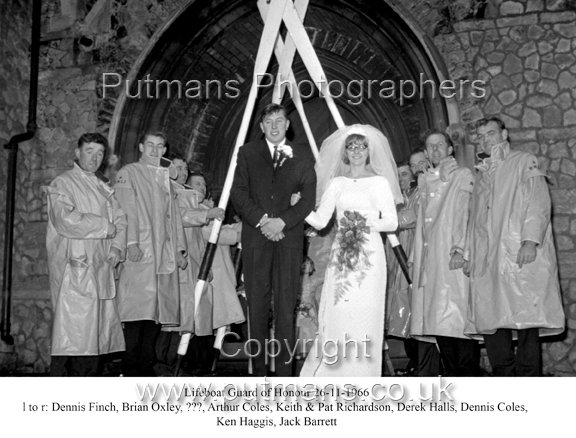 Lifeboat Guard of Honour Keith Richardson Wedding 1966