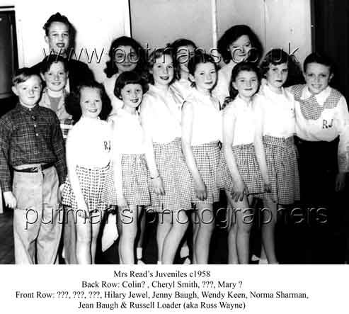Mrs Read's Juveniles 1958