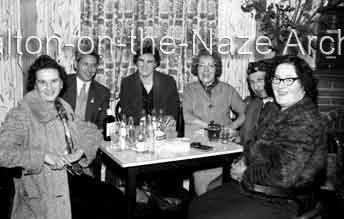 L to R: Mrs Rivers, Charlie & Myra Wright, Mrs???, Mr & Mrs Bedeman 31-12-1962