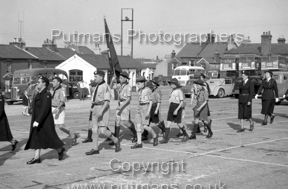 Scouts Battle of Britain Parade 19.9.1954