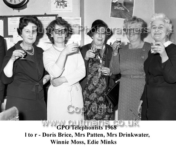 GPO Telephonists 1968