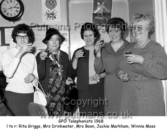 GPO Telephonists 1968